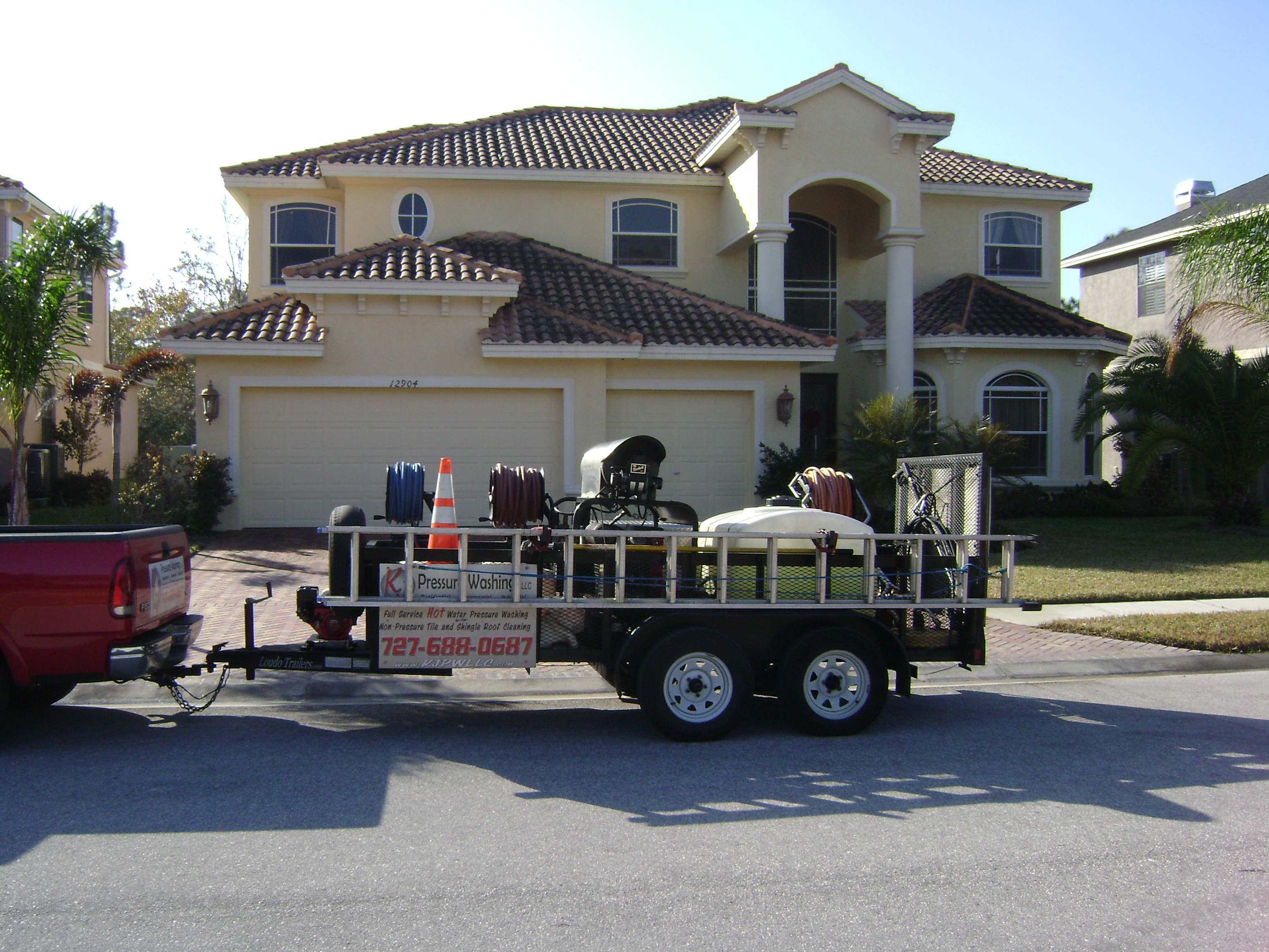 Non Pressure Tile Roof Cleaning Palm Harbor Florida