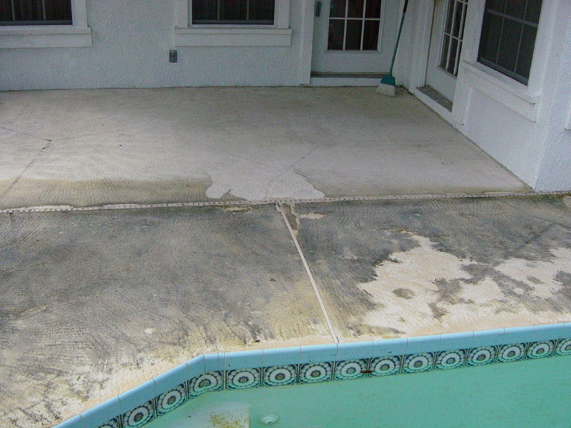 Tarpon Springs Clean & Reseal Kool Decking Before